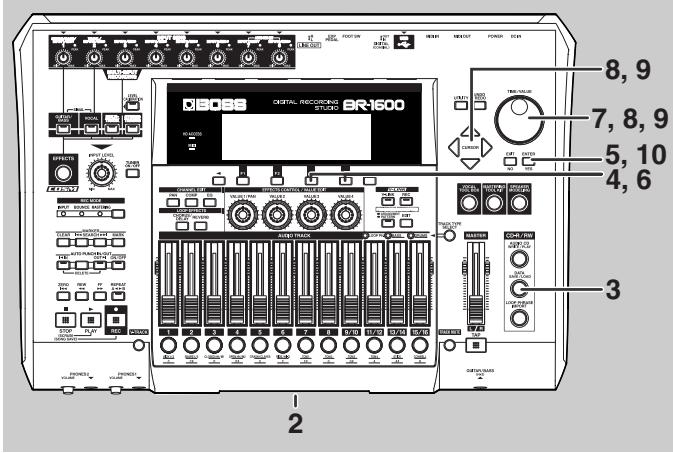 BOSS BR-1600 CD - Précautions pour l'import de données SMF - 1
