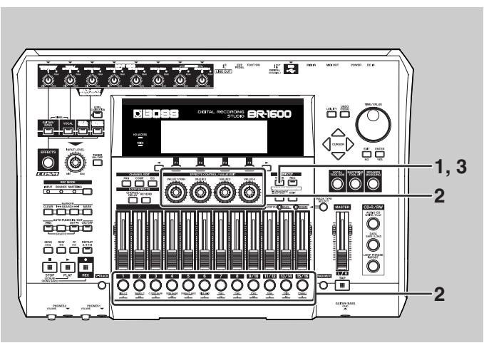 BOSS BR-1600 CD - Utiliser la fonction V-LINK - 1