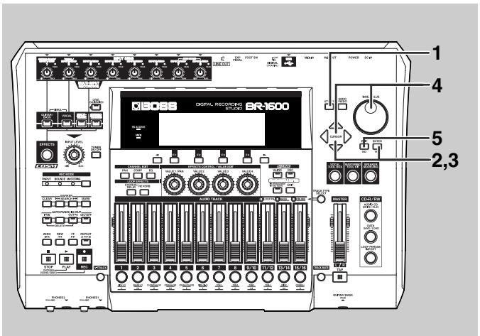 BOSS BR-1600 CD - Nommer un morceau (Song Name) - 1