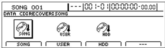 BOSS BR-1600 CD - Importer des morceaux du BR-1180CD/1200CD avec un CD-R/RW (BR-1180CD/1200CD Song Convert) - 3