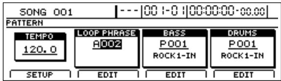 BOSS BR-1600 CD - Choisir une phrase de boucle - 2