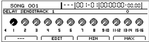 BOSS BR-1600 CD - Appuyez sur [CHORUS/DELAY]. - 1