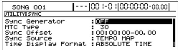 BOSS BR-1600 CD - Synchronisation d'un appareil MIDI sur base d'un code enregistré avec le BR-1600CD (Sync Track) - 6