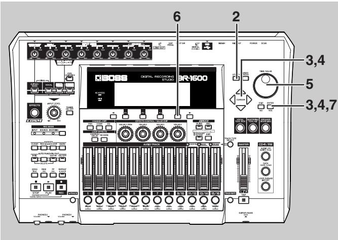 BOSS BR-1600 CD - Initialiser une seule partition - 1