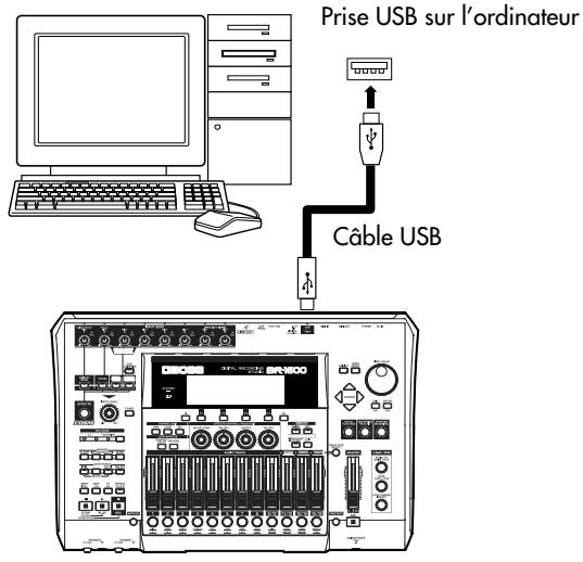 BOSS BR-1600 CD - Connexion à un ordinateur - 1