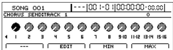 BOSS BR-1600 CD - Appuyez sur [CHORUS/DELAY]. - 1