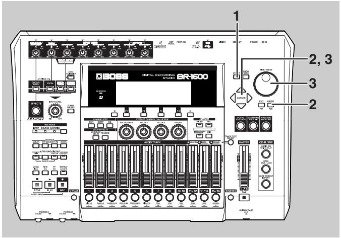 BOSS BR-1600 CD - Ajouter des signaux externes à leurs du BR-1600CD (Audio Sub Mix) - 1
