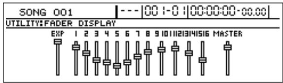 BOSS BR-1600 CD - Amenez le curseur sur "FADER" et appuyez sur [ENTER/YES]. - 1