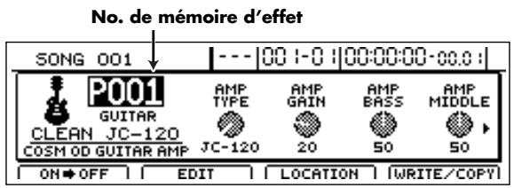 BOSS BR-1600 CD - Appuyez sur [EFFECTS]. - 1