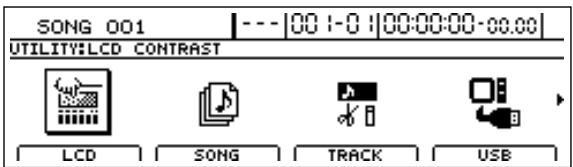 BOSS BR-1600 CD - Appuyez sur [UTILITY]. - 1