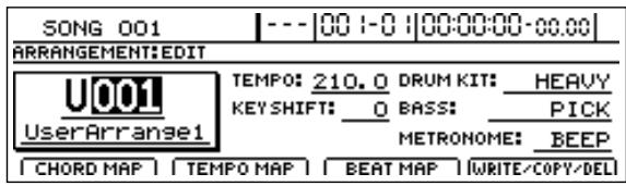 BOSS BR-1600 CD - Entrer des accords - 2