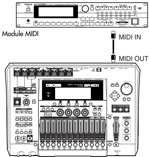 BOSS BR-1600 CD - Reproduction de motifs de basse/de batterie avec un module MIDI - 1