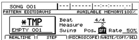 BOSS BR-1600 CD - Changer le 'groove' du motif (Swing) - 1