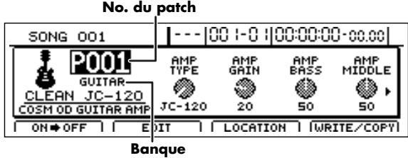 BOSS BR-1600 CD - Appuyez sur [EFFECTS]. - 1