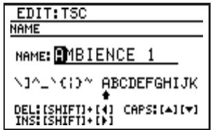BOSS DR-880 - Nommer un patch TSC - 1