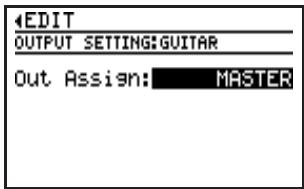 BOSS DR-880 - Appuyez sur [OUTPUT setting] - 3