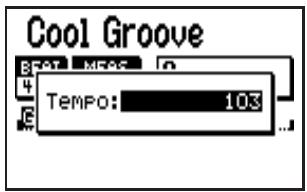 BOSS DR-880 - Appuyez sur [TEMPO (TAP)] - 1