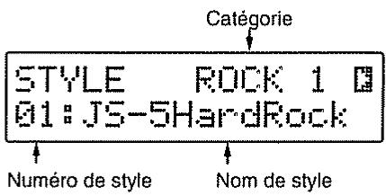 BOSS JS-5 - Changement des styles d'un morceau préprogrammé - 3