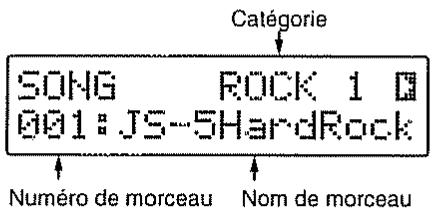 BOSS JS-5 - Écoute des morceaux préprogrammés - 3