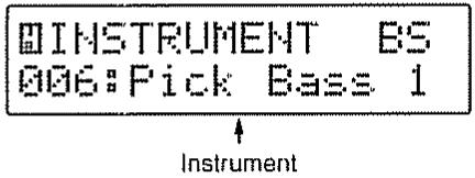 BOSS JS-5 - Changement des instruments en partie basse - 2