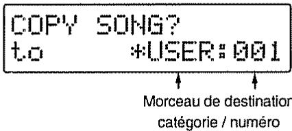BOSS JS-5 - Copie d'un morceau préprogrammé - 2