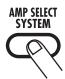 ZOOM G7.1UT - En mode de jeu, presse la touche [AMP select/system]. - 1