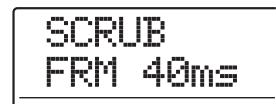 ZOOM MRS-1608 - Pour effectuer la lecture scrub, tenez enfoncée la touche STOP [■] en écran principal et pressez la touche PLAY [▶]. - 2
