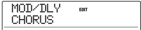 ZOOM MRS-1608 - Utilisez les touches curseur gauche/droite pour sélectionner le module d'effets à opérer. - 1