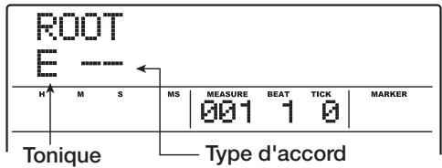 ZOOM MRS-1608 - Utilisez les touches curseur haut/bas pour faire s'afficher l'indication "ROOT" en première ligne de l'afficheur. - 1