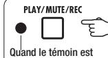 ZOOM R16 - Quittez le mode d'armement pour l'enregistrement. Presse la touche de statut pour allumer son témoin en vert. - 1