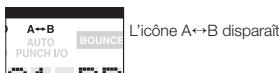 ZOOM R16 - Annulation de la lecture en boucle et de ses points A-B - 1