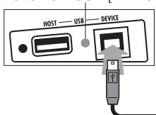 ZOOM R16 - Le témoin USB [DEVICE] s'allume. - 1
