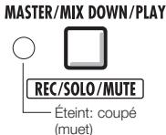 ZOOM R16 - Désactivez la lecture de piste master - 1