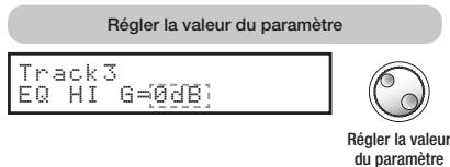 ZOOM R16 - Commutez ON/OFF et selectionnez les types et valeurs. - 3