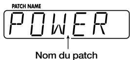 ZOOM BFX708 - Sélection du patch - 1