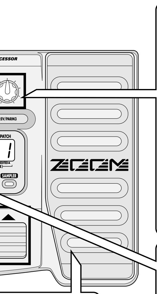 ZOOM BFX708 - Changer un effet avec la pédale - 1