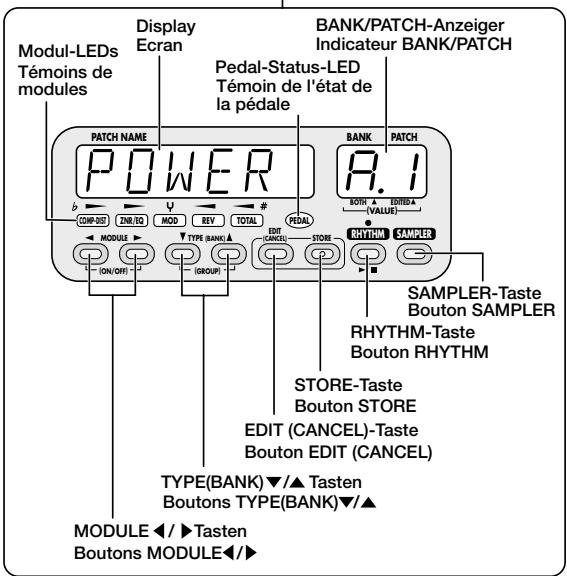 ZOOM BFX708 - Face avant - 2