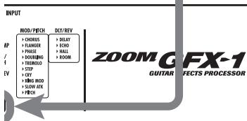 ZOOM GFX1 - Régler la hauteur de referencia de l'accordeur - 2