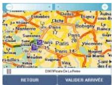 VIAMICHELIN NAVIGATION X-950T - Choix sur carte - 1
