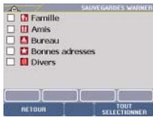 VIAMICHELIN NAVIGATION X-950T - Sauvegardes warner - 1