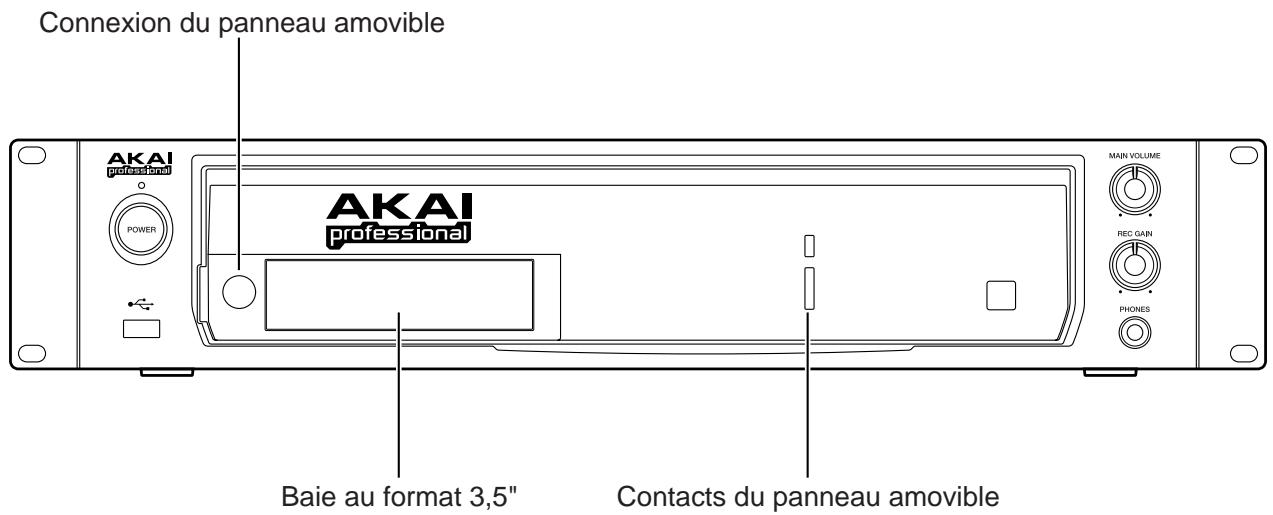 AKAI Z4 - Vue de la baie pour lecteur au format 3.5" (Z8 uniquement) - 1