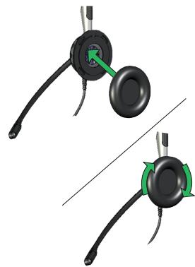 JABRA BIZ 2400 - Comment positionner le microphone. - 2