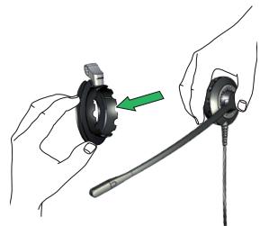 JABRA BIZ 2400 - PORT DU MICRO CASQUE AVEC LE TOUR DE NUQUE - 1