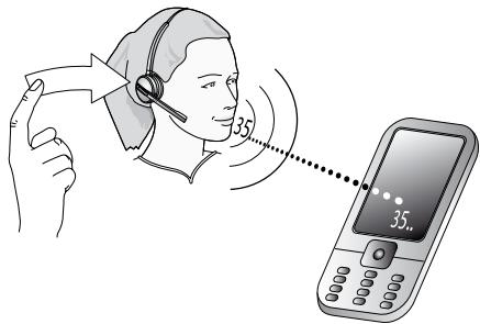 JABRA PRO 9470 - Numérotaion vocale avec un téléphone portable standard (Jabra PRO 9465 Duo et Jabra PRO 9470 uniquement) - 1