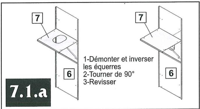 SUPRA VALLOIRE 2 - 2ÈME cas : raccordement horizontal : le conduit de cheminée est affleurant au mur d'appui - 2