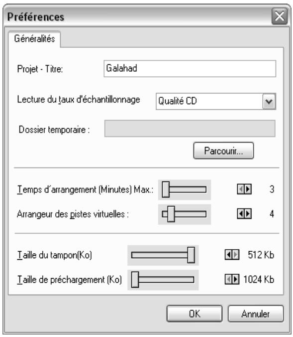 PINNACLE DVD INSTANTCD+DVD - Propriétés de l'arrangement - 1