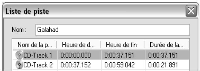 PINNACLE DVD INSTANTCD+DVD - La liste de pistes - 1
