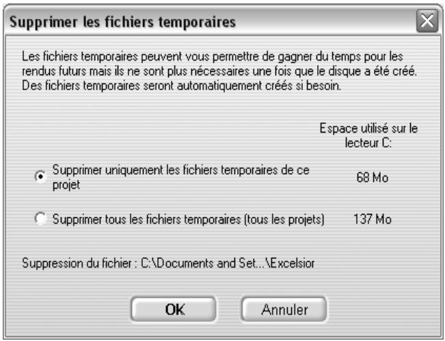 PINNACLE DVD INSTANTCD+DVD - Option nettoyage des fichiers temporaires - 2