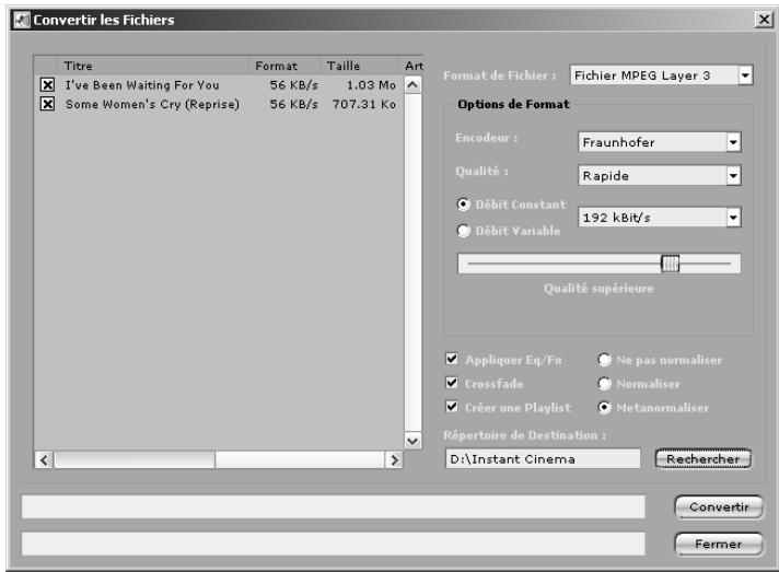 PINNACLE DVD INSTANTCD+DVD - Exporter des fichiers en convertissant le format - 1