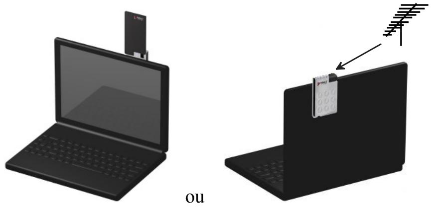 PINNACLE PCTV 200E - Fixation sur l'ordinateur portable - 3
